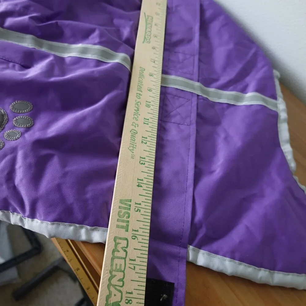 Purple Zack & Zoey Reversible Nor’easter Blanket Coat Jacket Size M